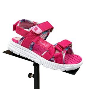 Kamik Toddler Girls Adjustable Strappy Sandals Size 9 Pink‎ Lightweight & Comfy